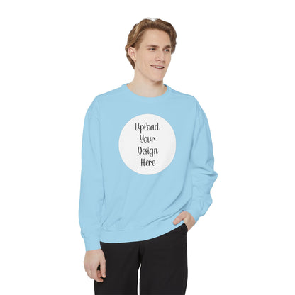 *Custom Crewneck Sweatshirt — Comfort Colors Various Colors - Upload Your Design
