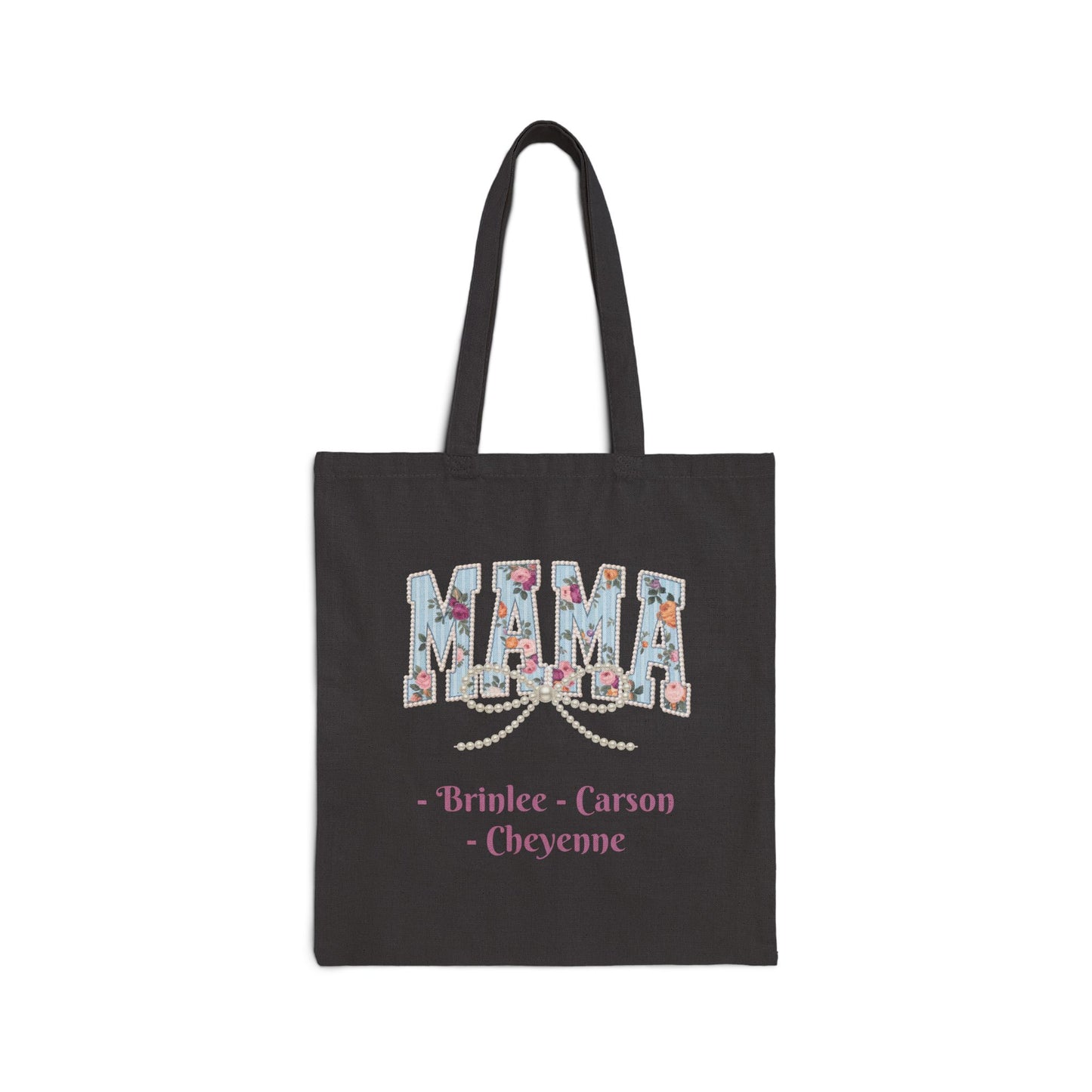 Mama Pearls Custom Names — Personalized Mom Tote