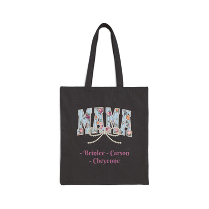 Mama Pearls Custom Names — Personalized Mom Tote