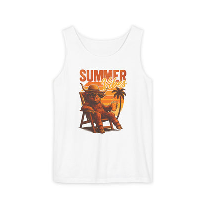 Highland Cow — Breathable Garment-Dyed Summer Tank
