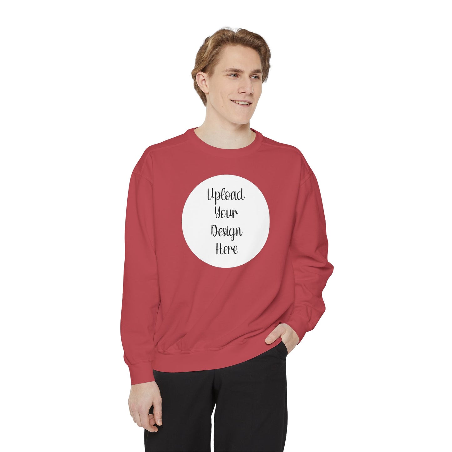 *Custom Crewneck Sweatshirt — Comfort Colors Various Colors - Upload Your Design