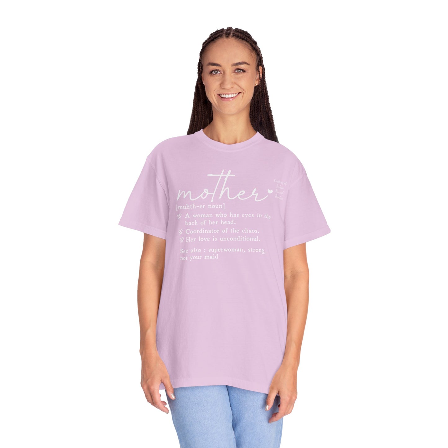 Mother Definition T-Shirt — Personalized Mom Script Graphic Tee