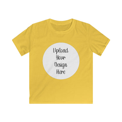 *Custom Kids Tee — Gildan Soft Style Various Colors - Upload Your Design