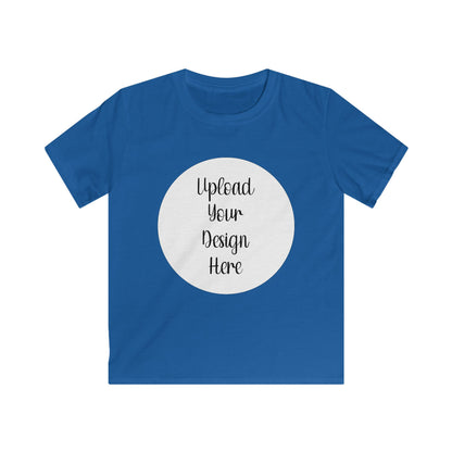 *Custom Kids Tee — Gildan Soft Style Various Colors - Upload Your Design