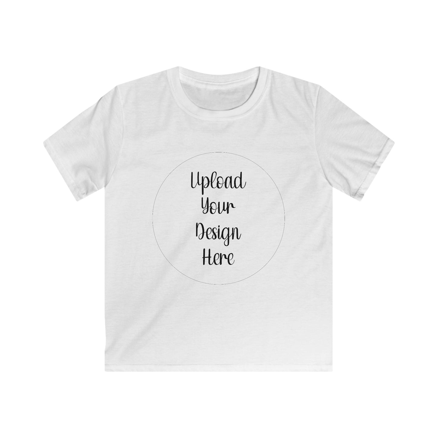 *Custom Kids Tee — Gildan Soft Style Various Colors - Upload Your Design