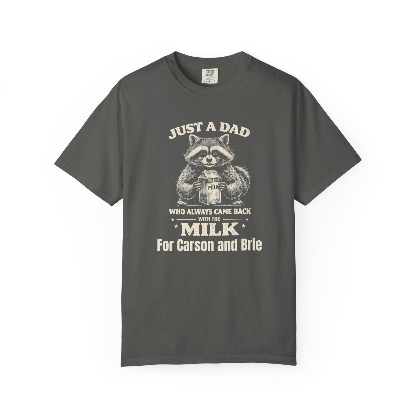 Just A Dad Custom Kid's Names— Fathers Day Tee