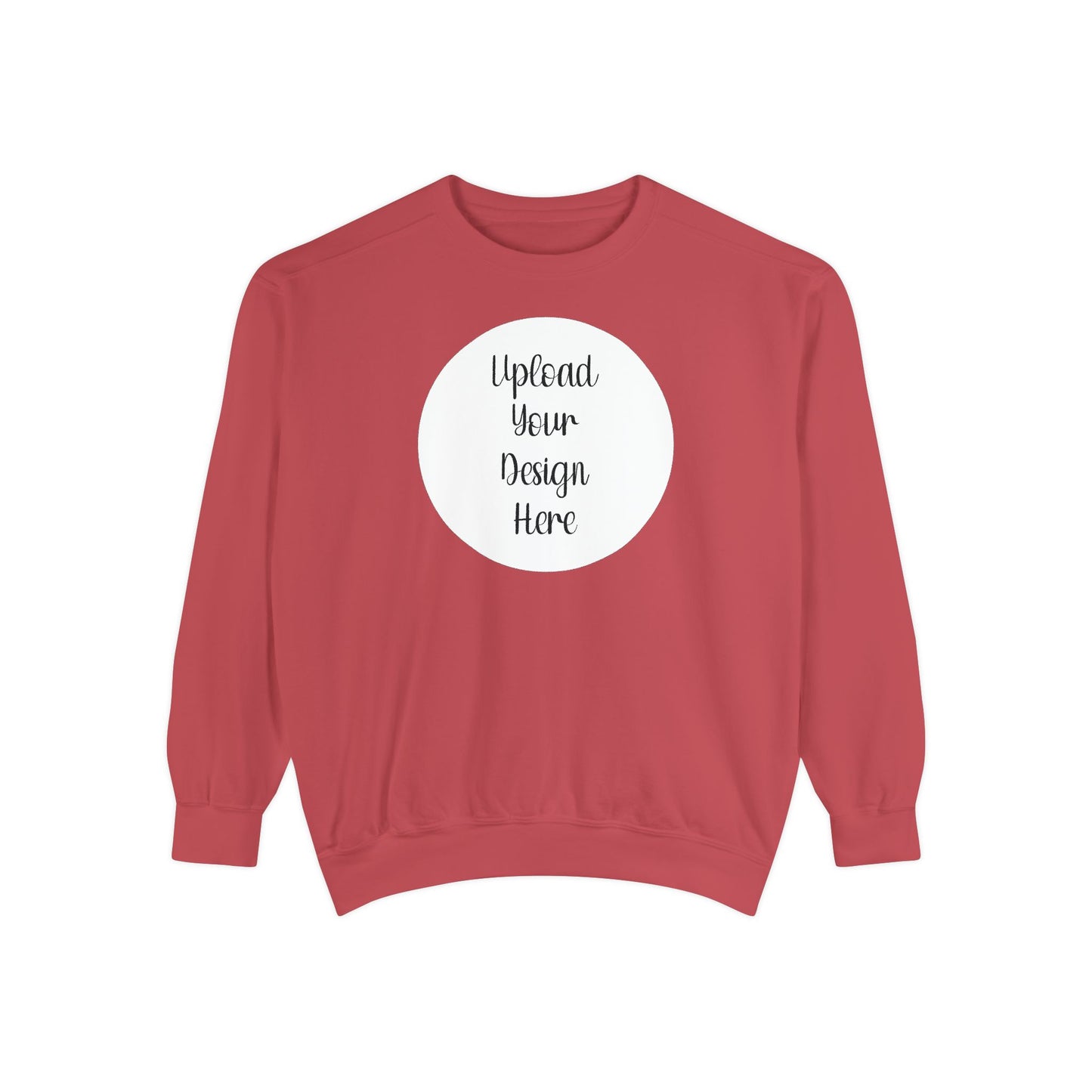 *Custom Crewneck Sweatshirt — Comfort Colors Various Colors - Upload Your Design