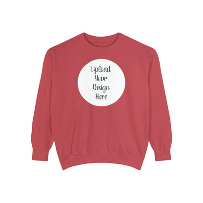 *Custom Crewneck Sweatshirt — Comfort Colors Various Colors - Upload Your Design
