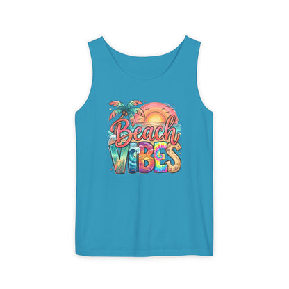 Beach Vibes — Breathable Garment-Dyed Summer Tank