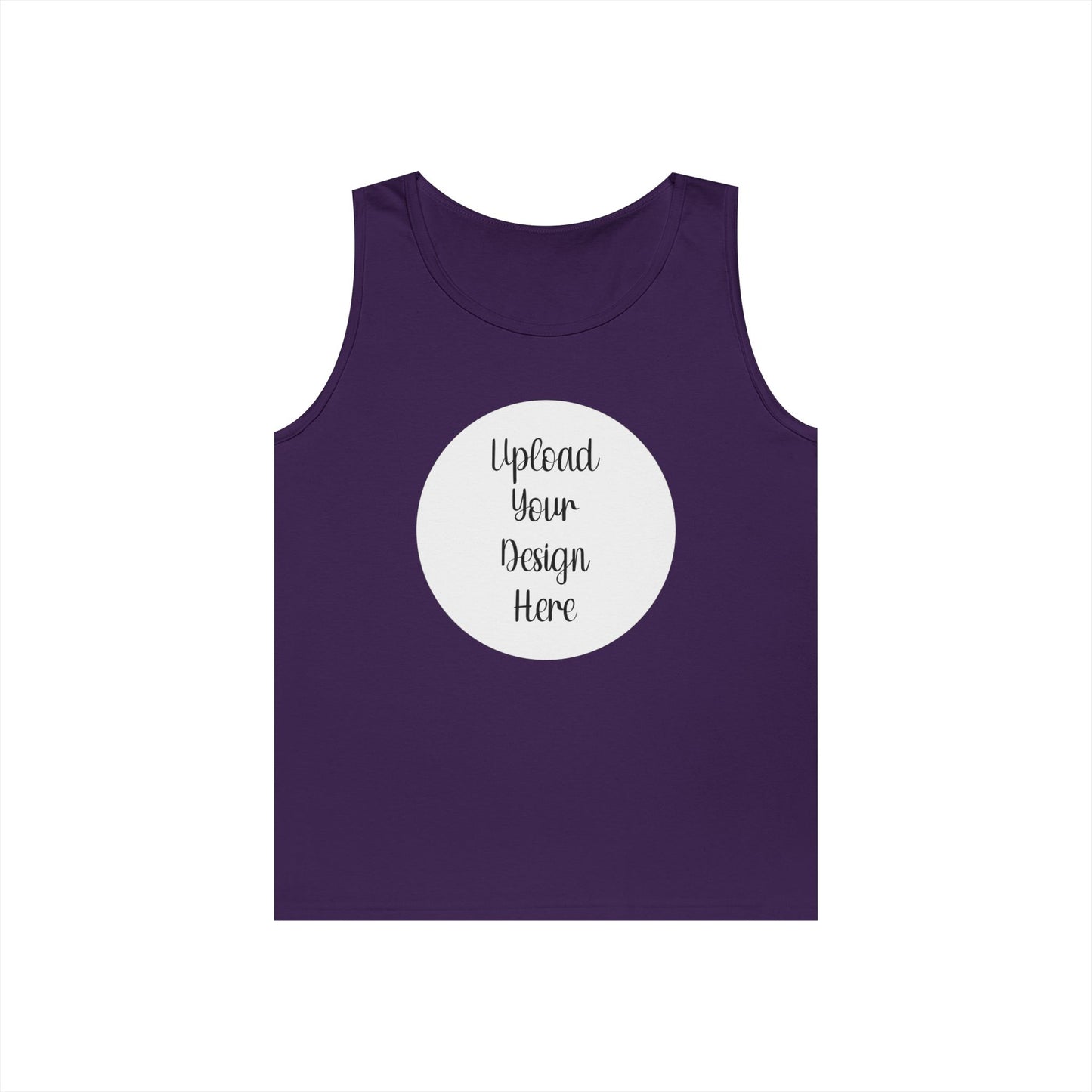 *Custom Tank Top — Gildan Various Colors - Upload Your Design