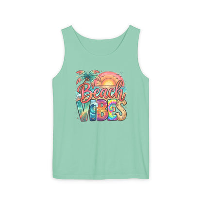 Beach Vibes — Breathable Garment-Dyed Summer Tank