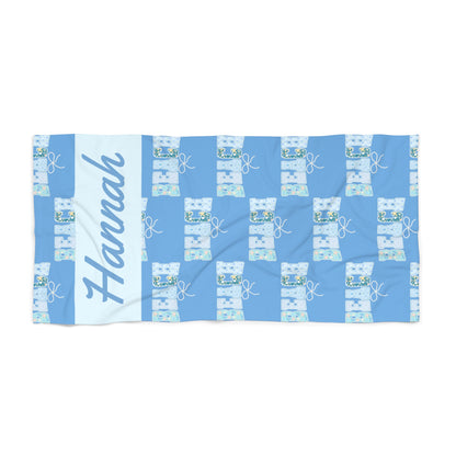 Pearl Beach Towel — Personalized Name & Design