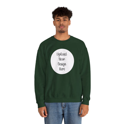 *Custom Crewneck Sweatshirt — Gildan Various Colors - Upload Your Design