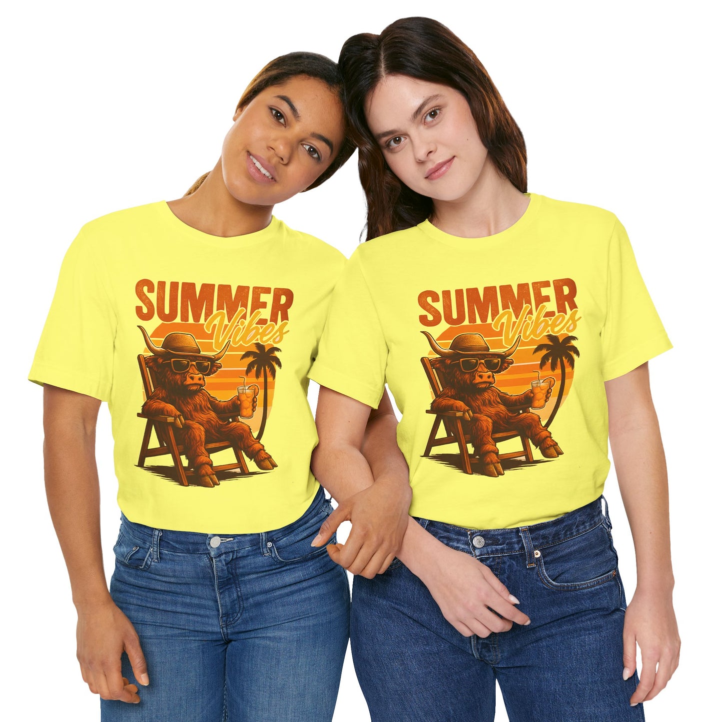 Highland Cow T-Shirt — celebrate summer Graphic Tee