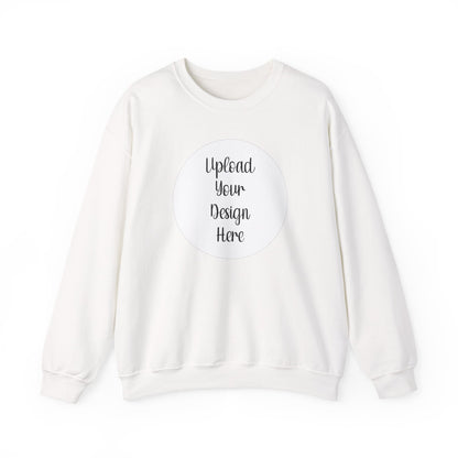 *Custom Crewneck Sweatshirt — Gildan Various Colors - Upload Your Design