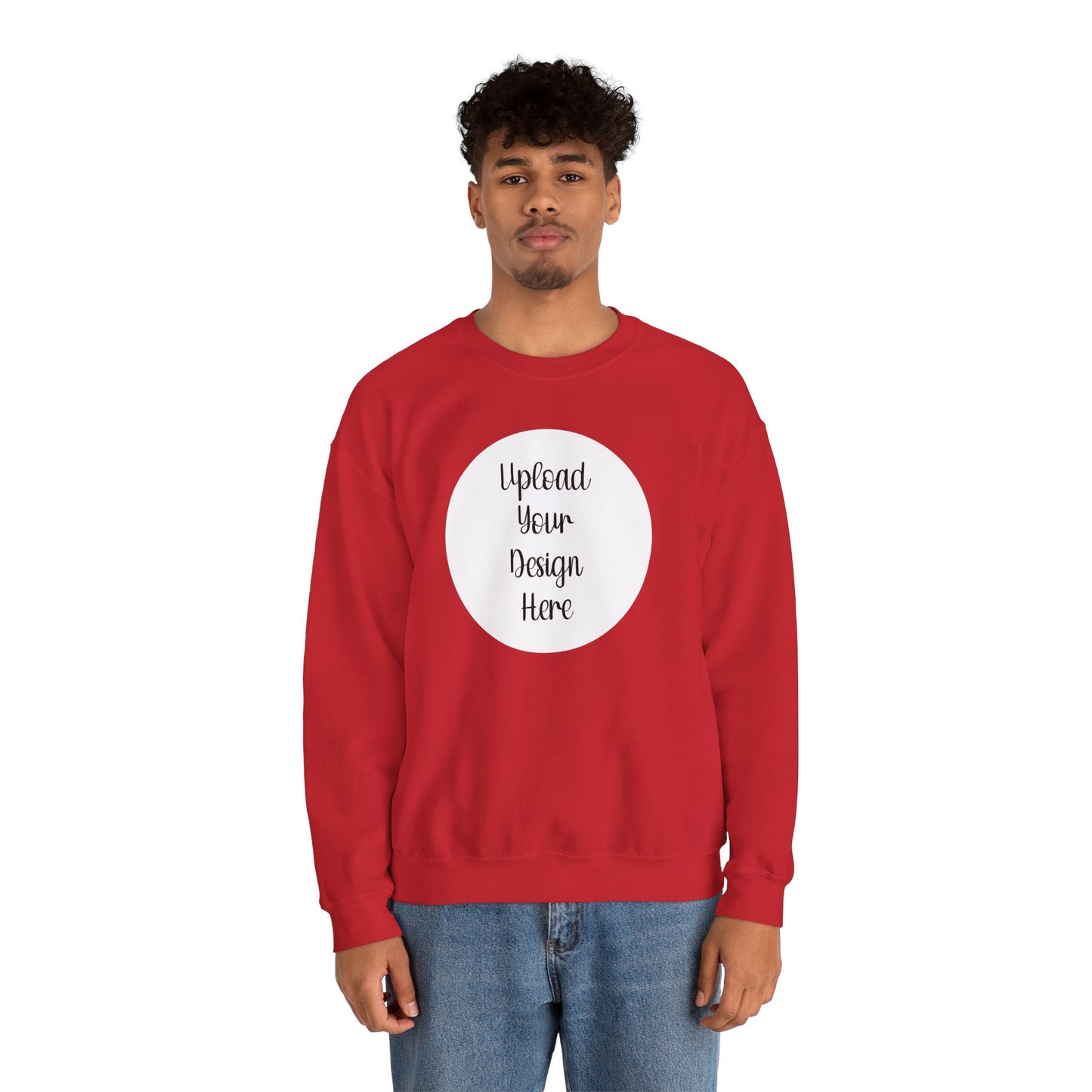 *Custom Crewneck Sweatshirt — Gildan Various Colors - Upload Your Design