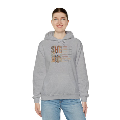 She Is Mom — Graphic Hoodie