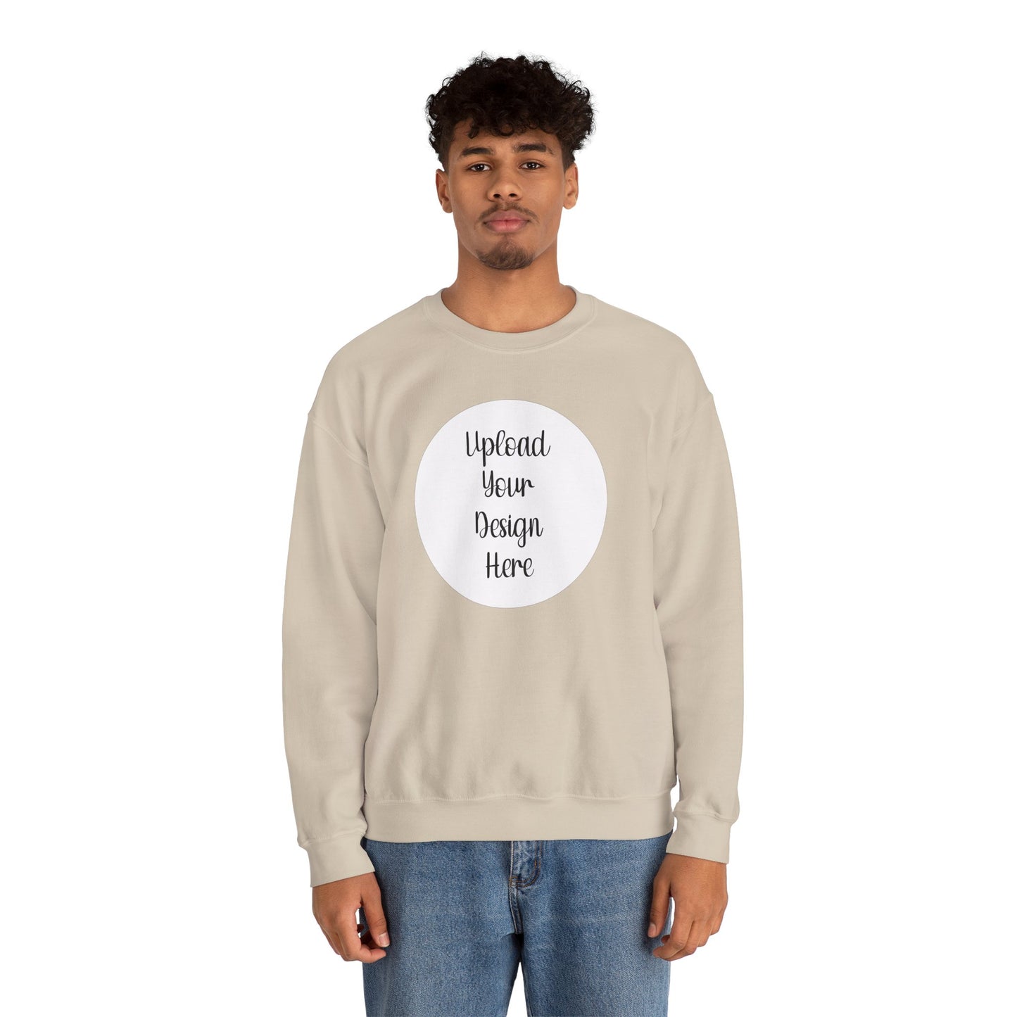 *Custom Crewneck Sweatshirt — Gildan Various Colors - Upload Your Design
