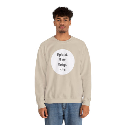 *Custom Crewneck Sweatshirt — Gildan Various Colors - Upload Your Design