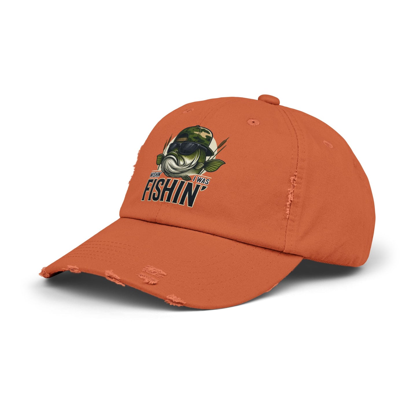 Wishin I Was Fishin —  Baseball Hat