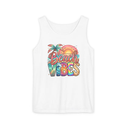 Beach Vibes — Breathable Garment-Dyed Summer Tank
