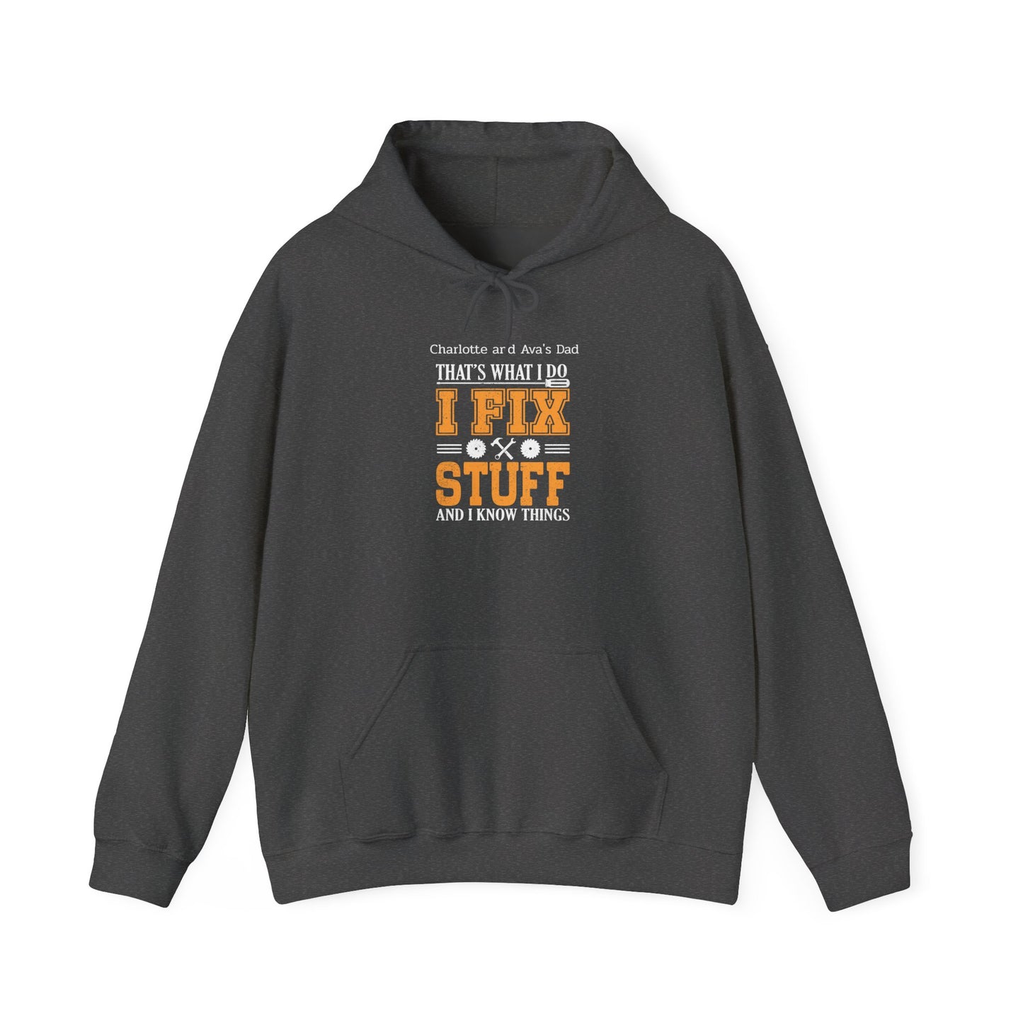I Fix Stuff Custom Kid's Names Hoodie - Personalized Gift
