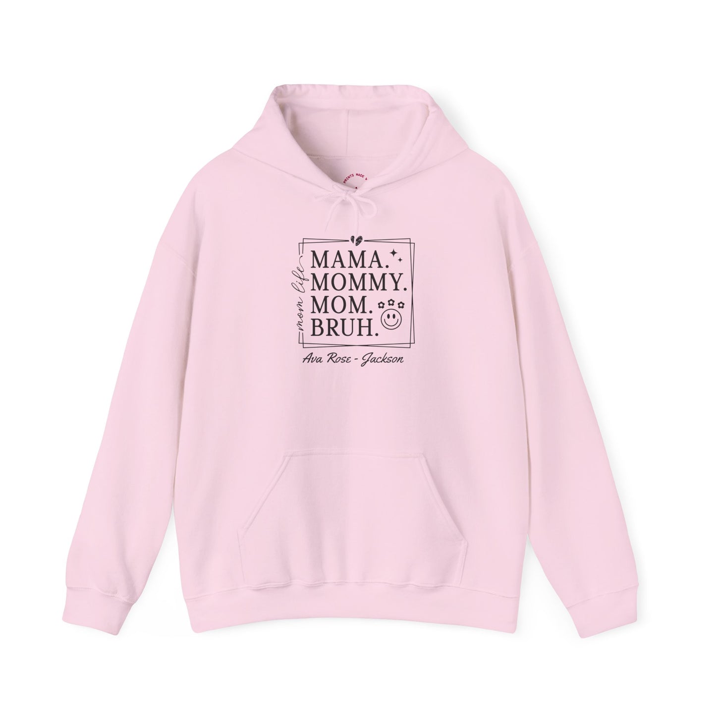 Mom Life Custom Kids Name Mama Hoodie — Personalized Mom Hoodie