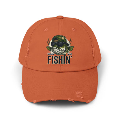 Wishin I Was Fishin —  Baseball Hat