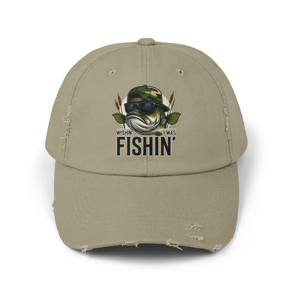 Wishin I Was Fishin —  Baseball Hat