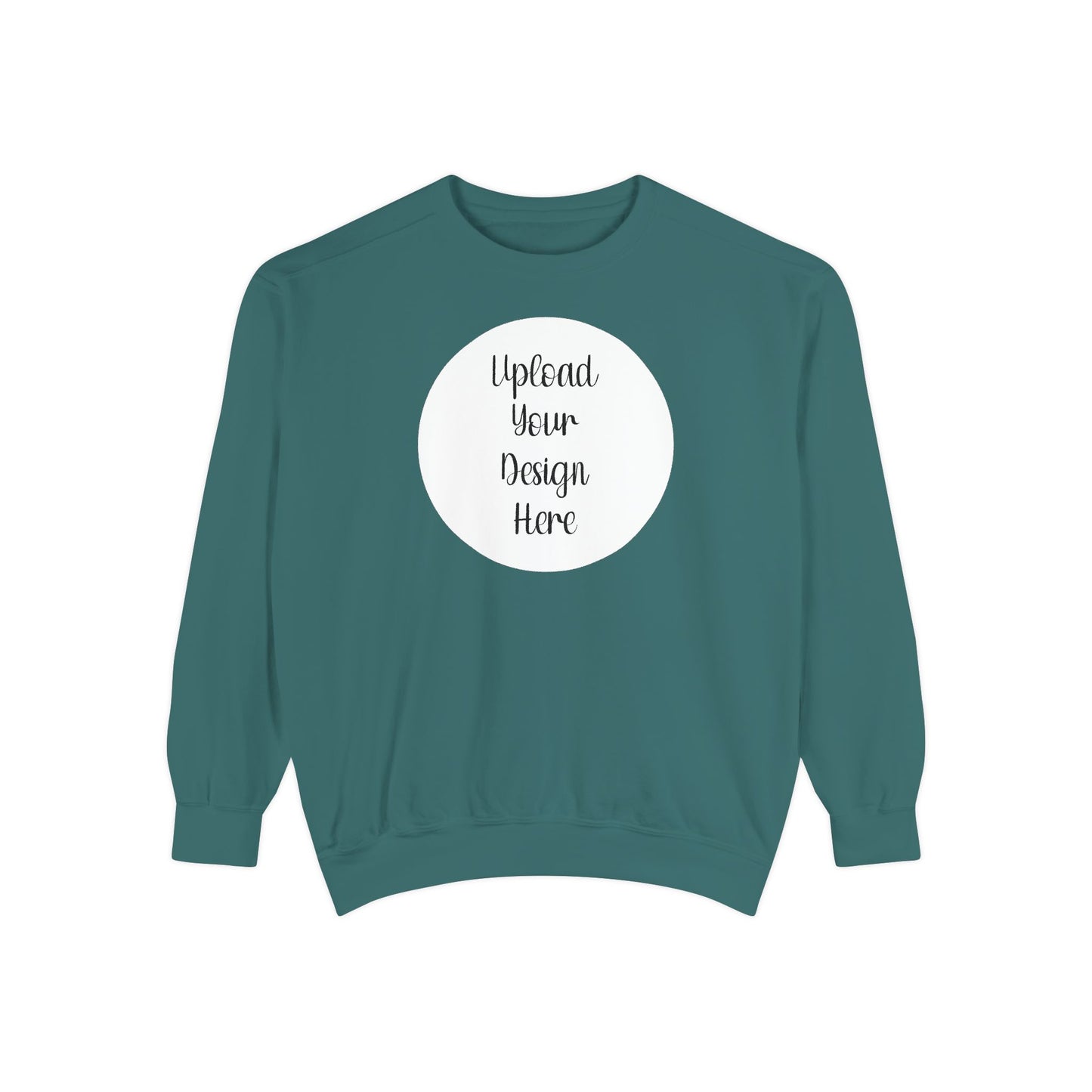 *Custom Crewneck Sweatshirt — Comfort Colors Various Colors - Upload Your Design
