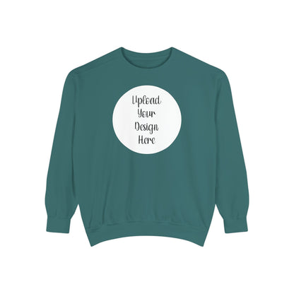 *Custom Crewneck Sweatshirt — Comfort Colors Various Colors - Upload Your Design