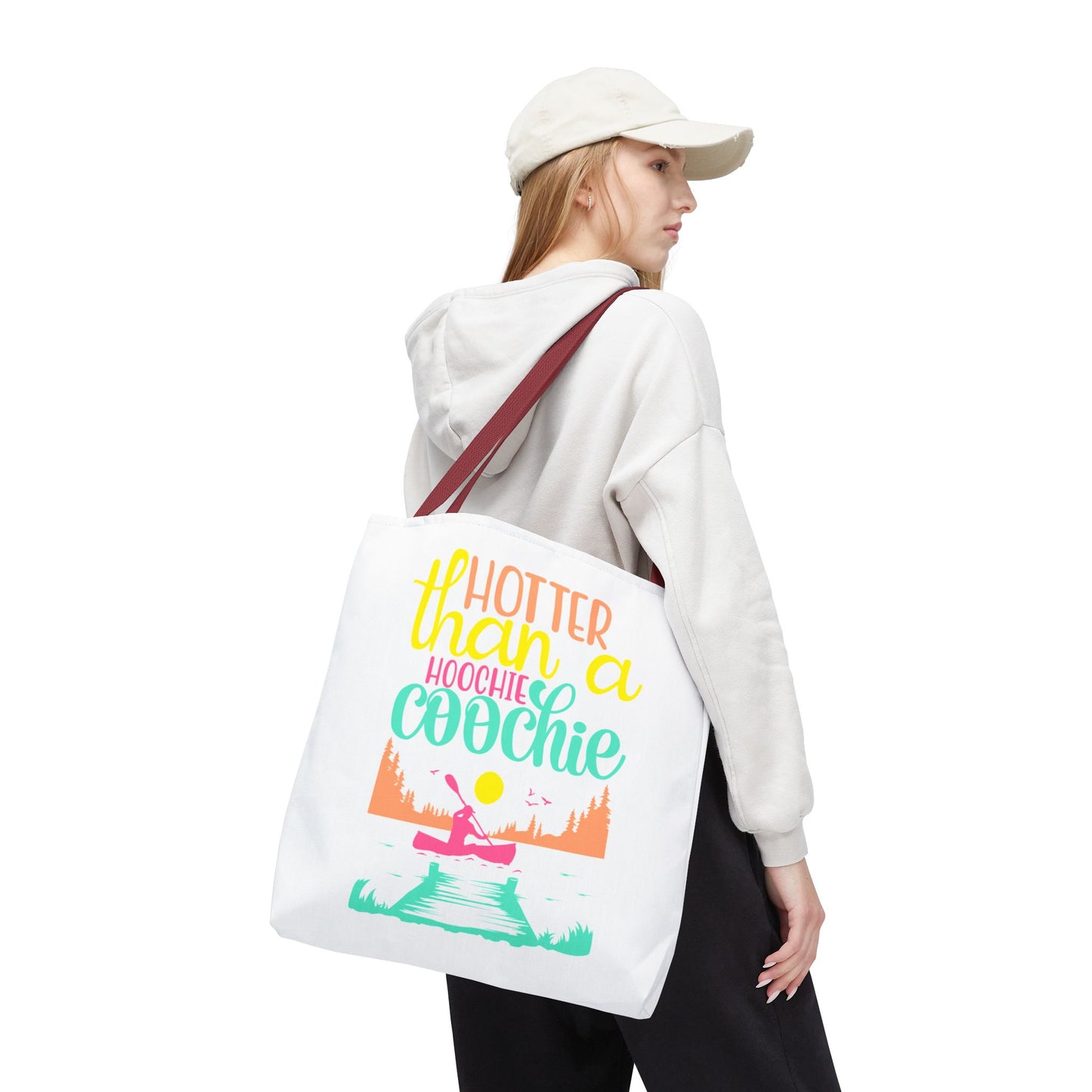 Hotter Than A Hoochie Coochie — Beach-Ready AOP Carryall