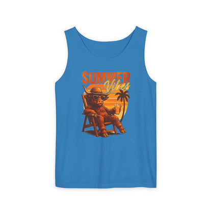 Highland Cow — Breathable Garment-Dyed Summer Tank