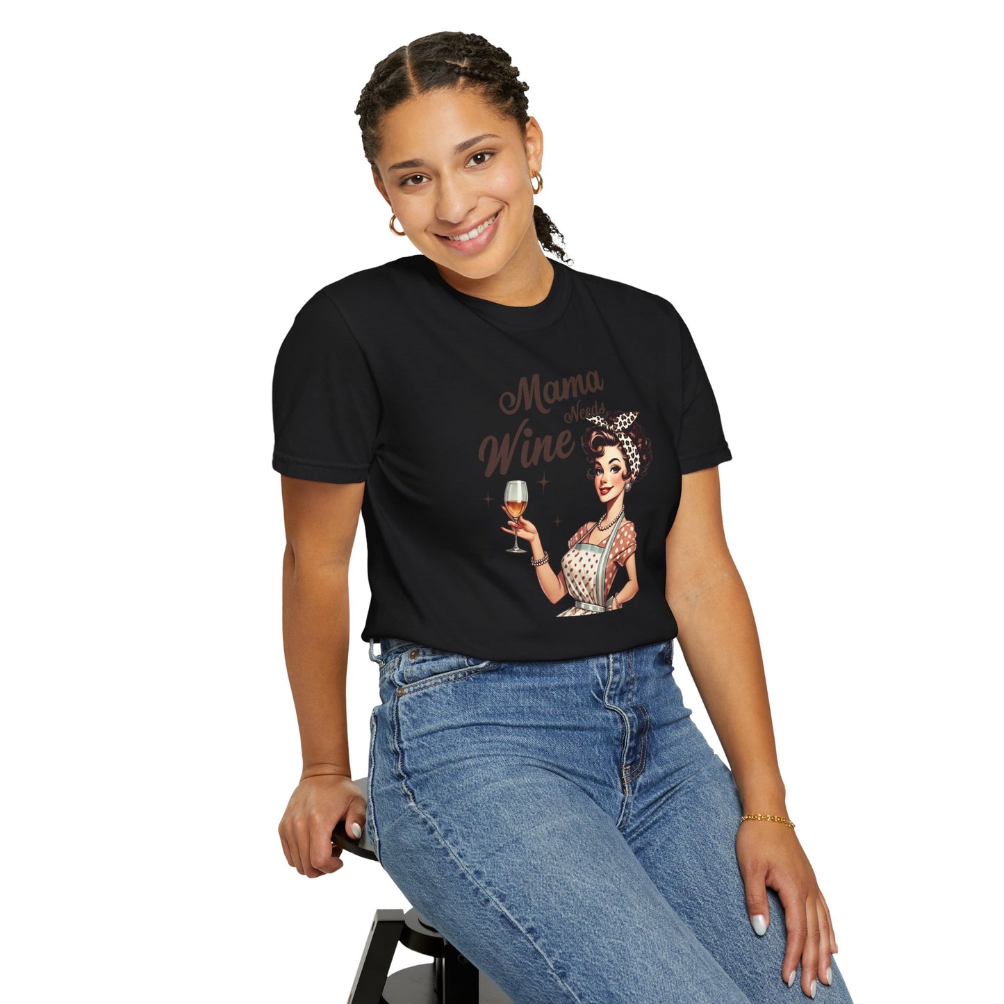 Mama Needs Wine T-Shirt —Mom Graphic Tee
