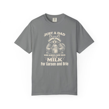 Just A Dad Custom Kid's Names— Fathers Day Tee