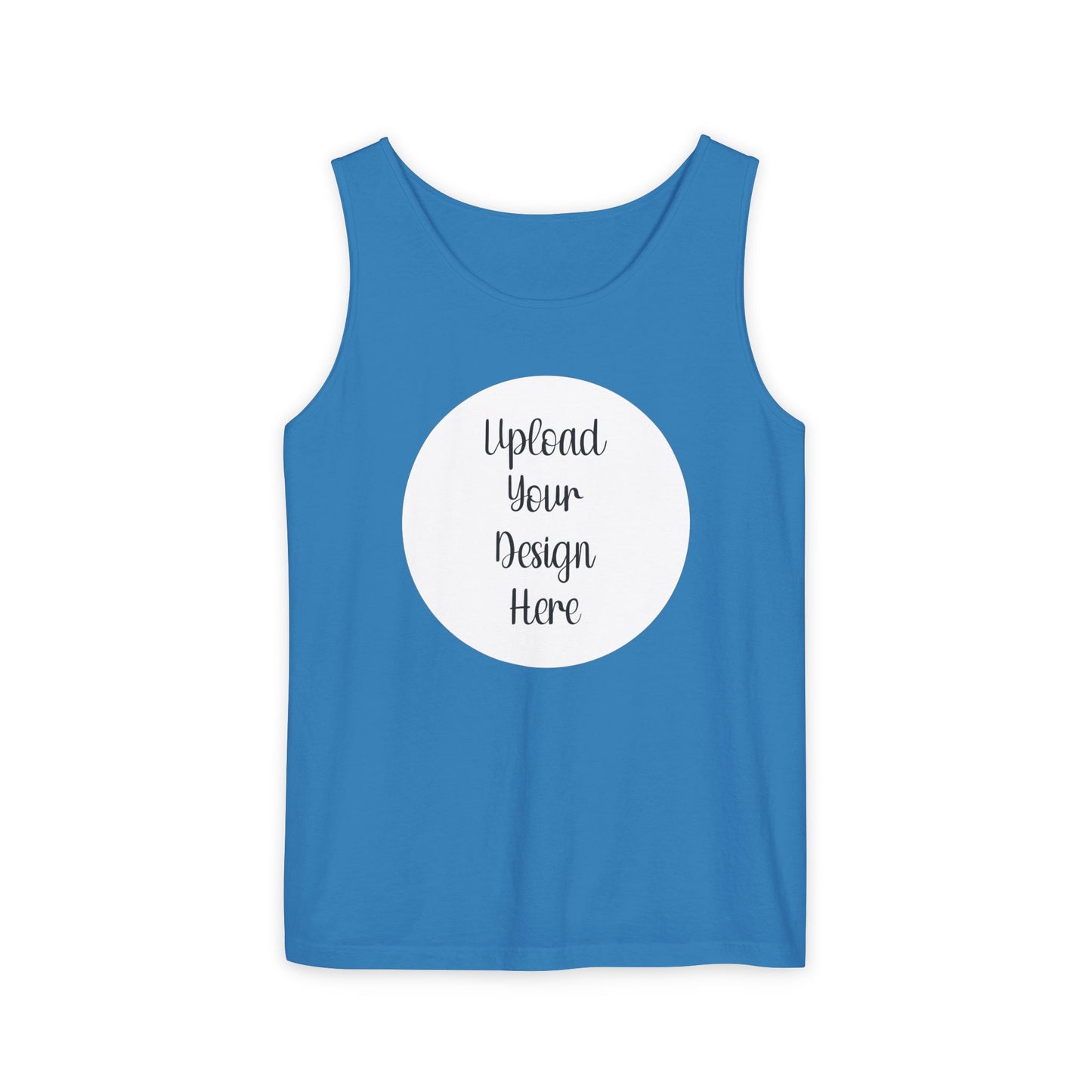 *Custom Tank Top — Comfort Colors Various Colors - Upload Your Design