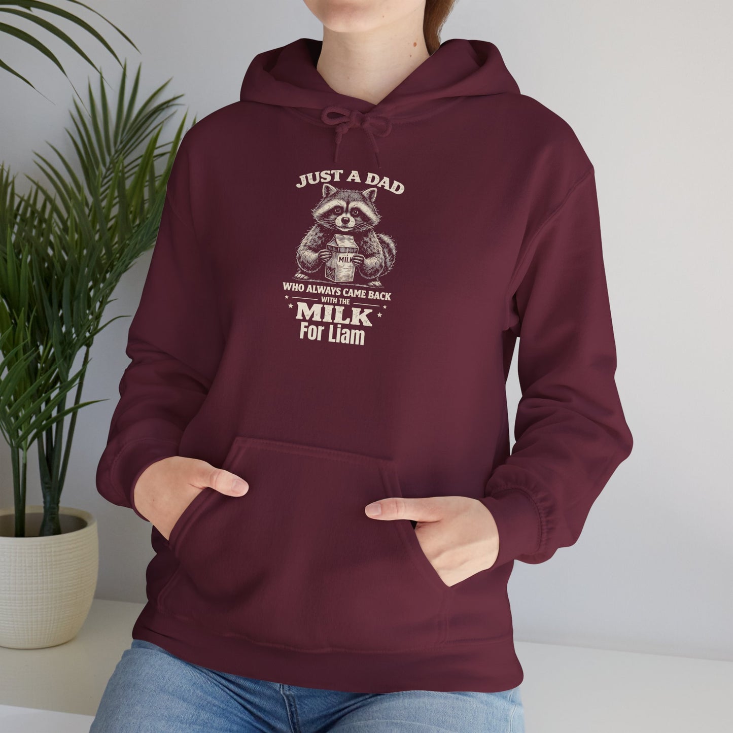 Just a Dad Custom Kid's Names Hoodie - Personalized Gift