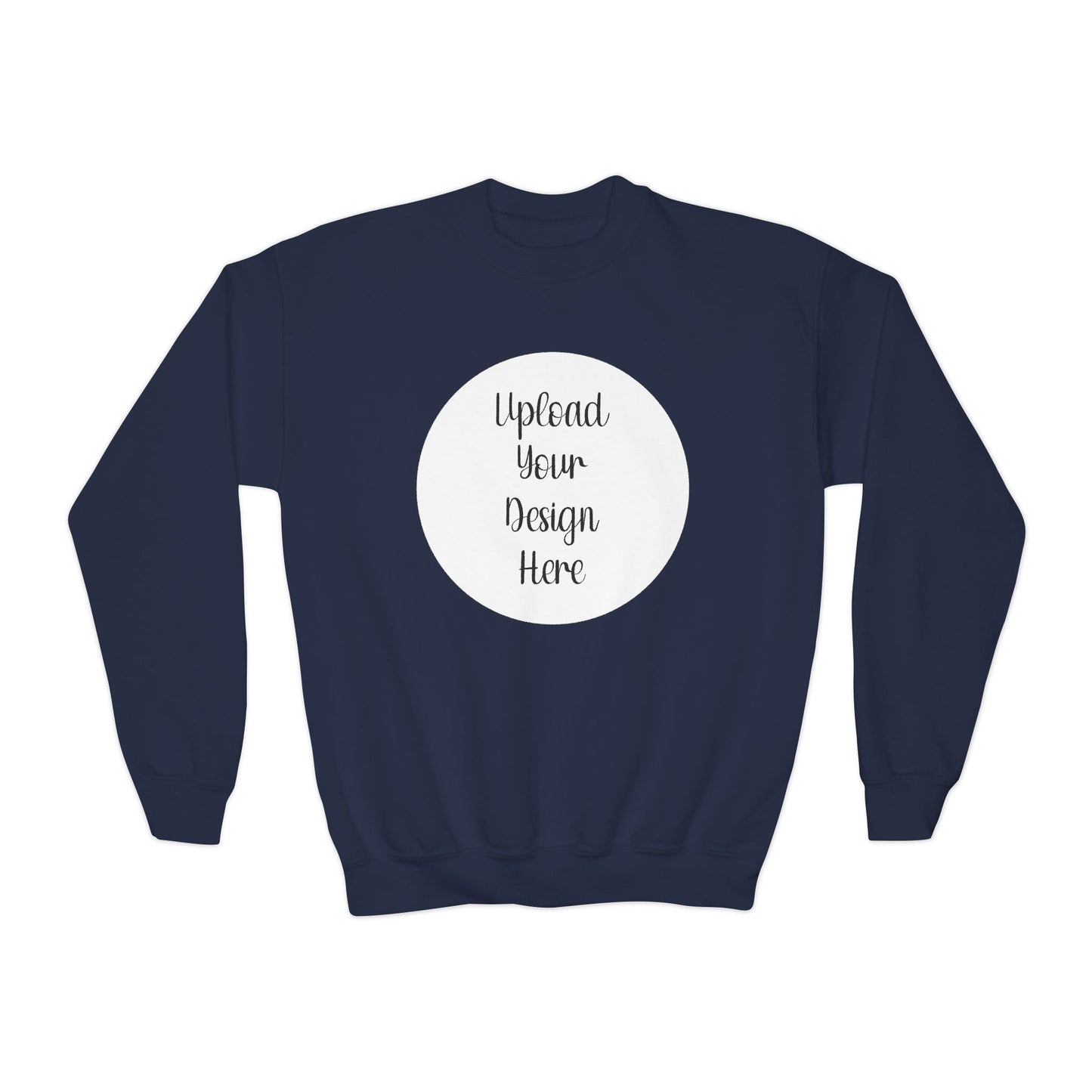 *Custom Youth Crewneck Sweatshirt — Various Colors - Upload Your Design