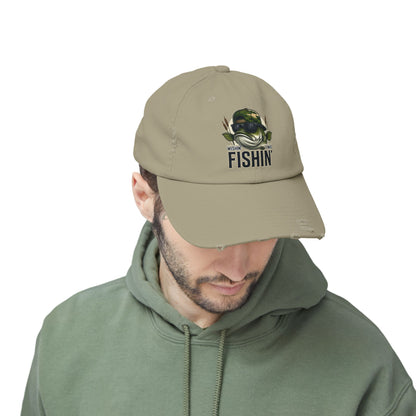 Wishin I Was Fishin —  Baseball Hat