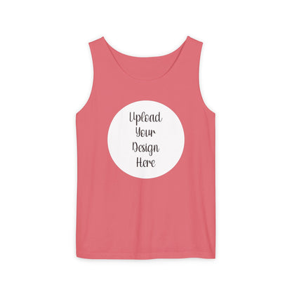 *Custom Tank Top — Comfort Colors Various Colors - Upload Your Design