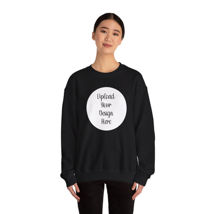 *Custom Crewneck Sweatshirt — Gildan Various Colors - Upload Your Design