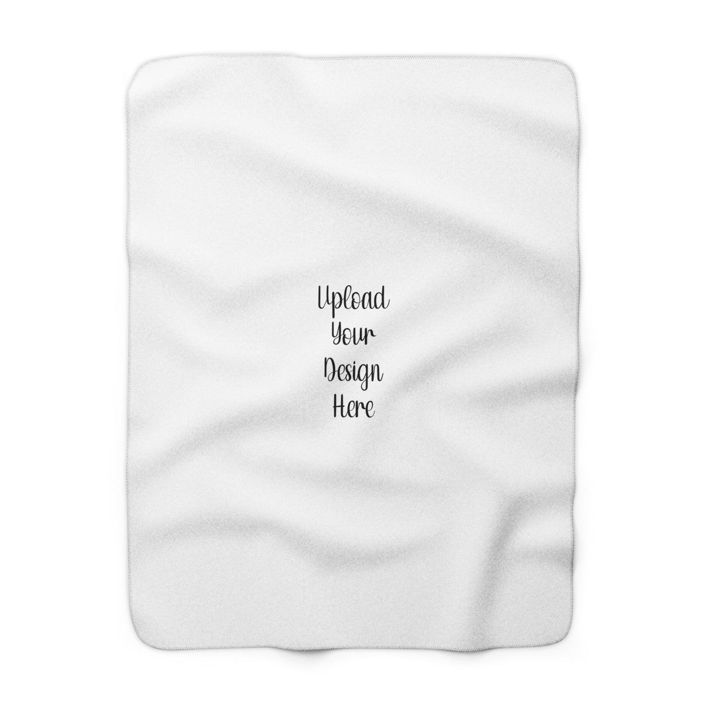 Custom Sherpa Fleece Blanket – Cozy Personalized Throw Blanket for Home, Custom Design