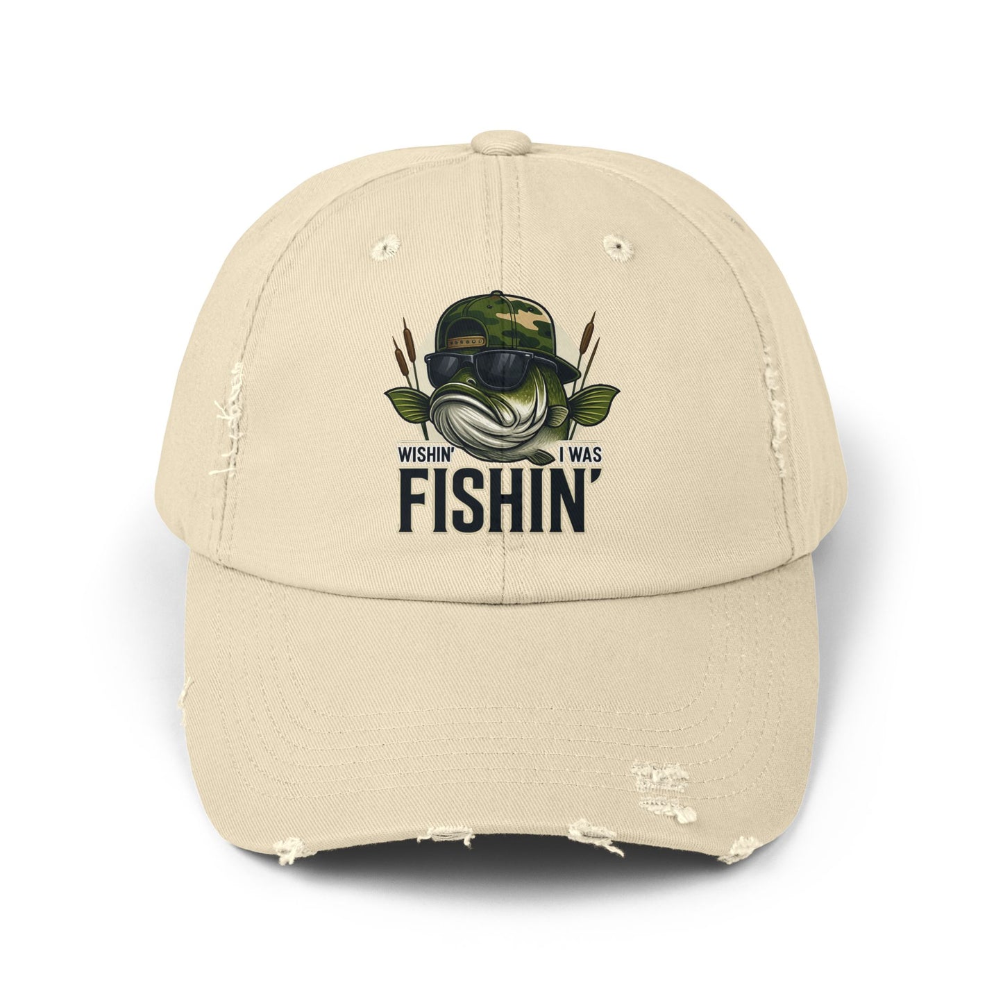 Wishin I Was Fishin —  Baseball Hat
