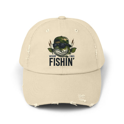 Wishin I Was Fishin —  Baseball Hat