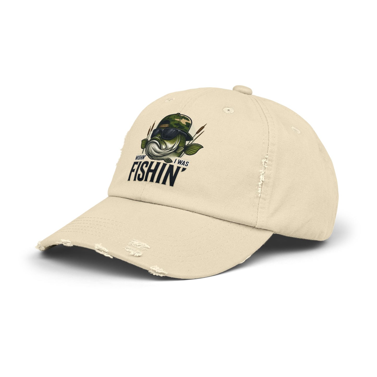 Wishin I Was Fishin —  Baseball Hat