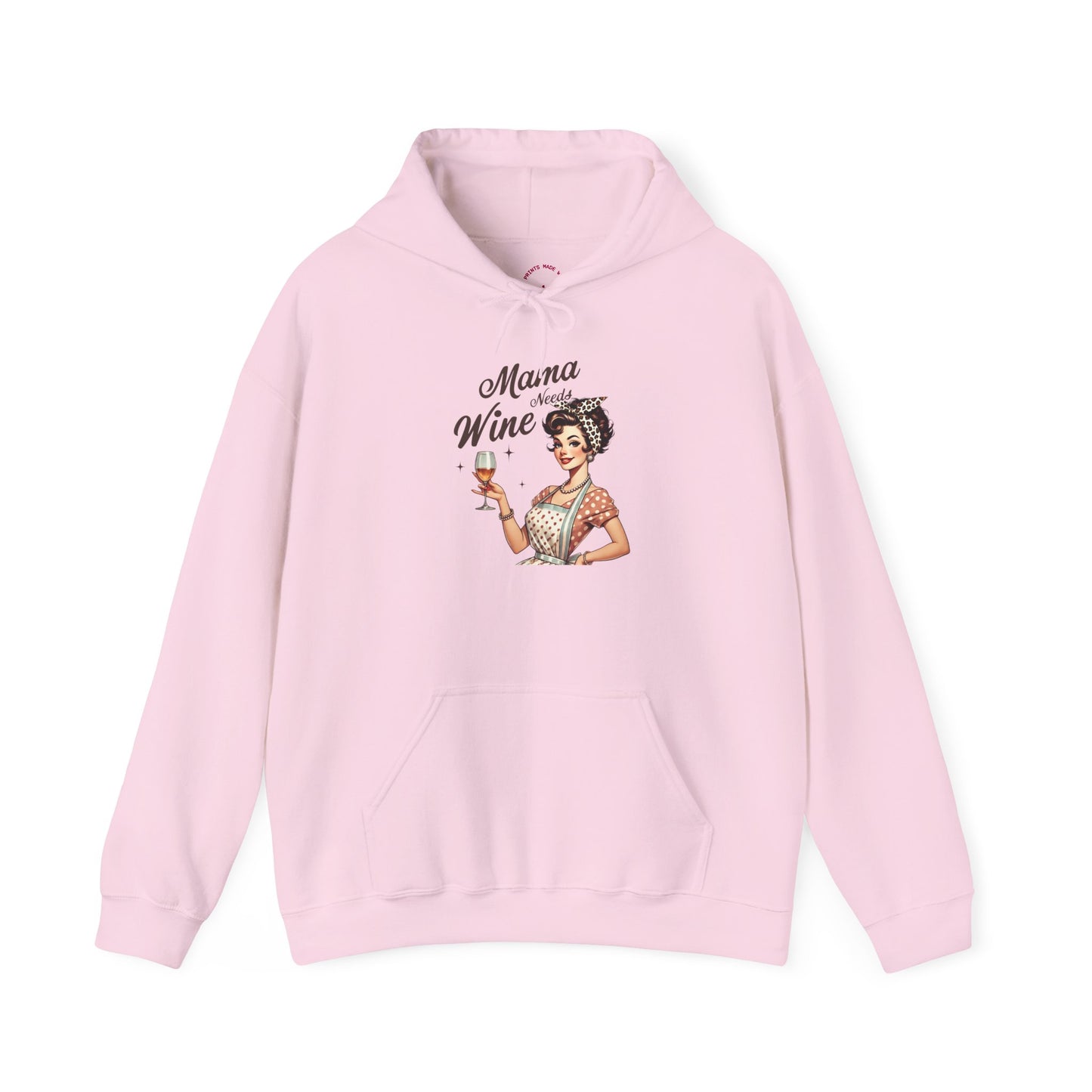 Mama Needs Wine Hoodie — Mom Hoodie