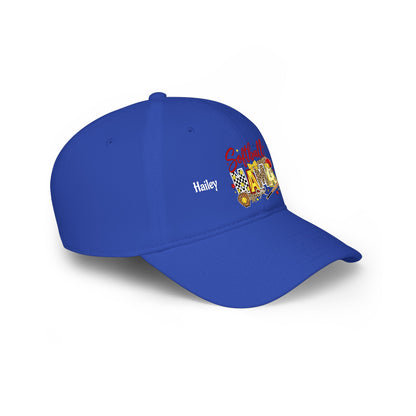 Softball Mama Low Profile Cap — Personalized Name & Number