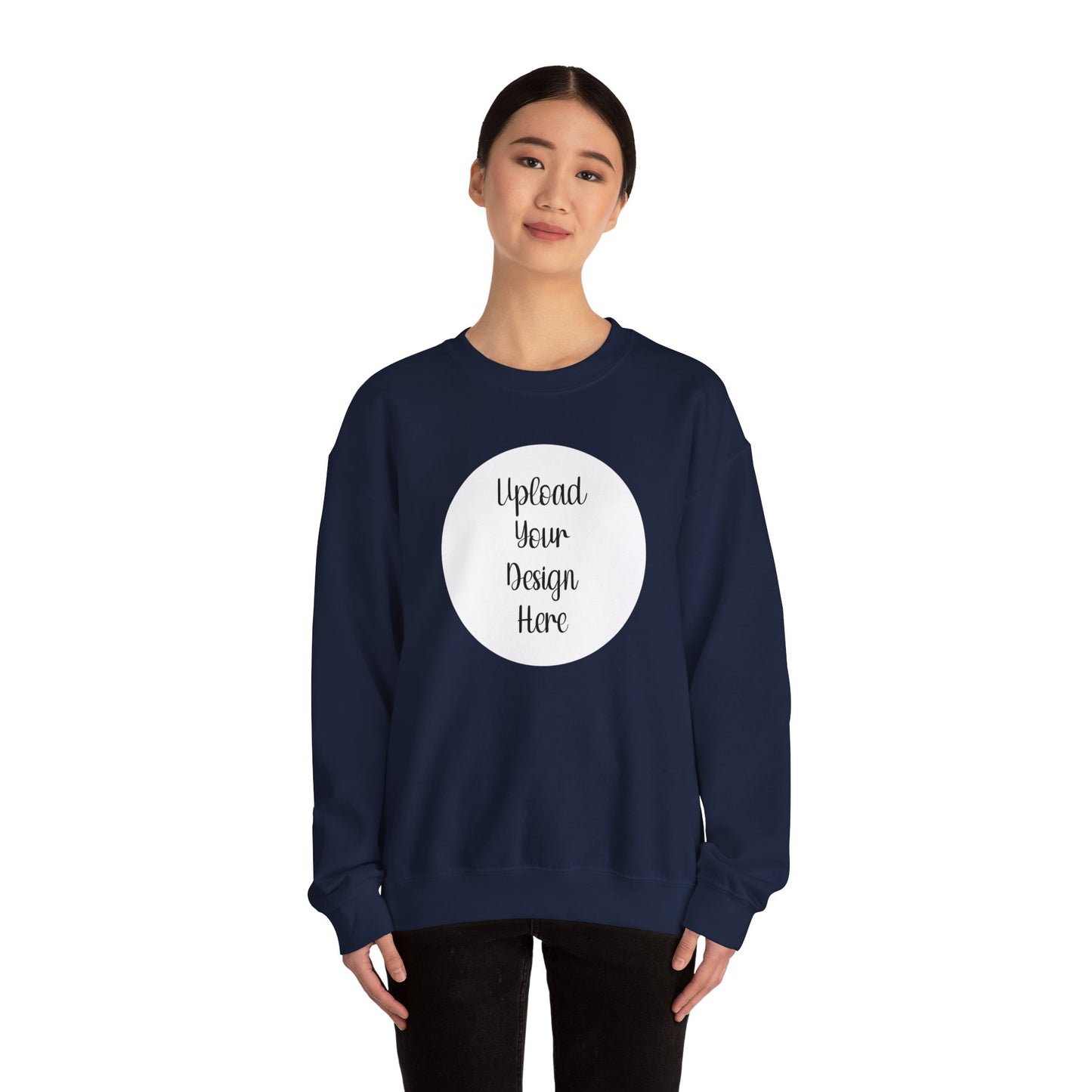 *Custom Crewneck Sweatshirt — Gildan Various Colors - Upload Your Design