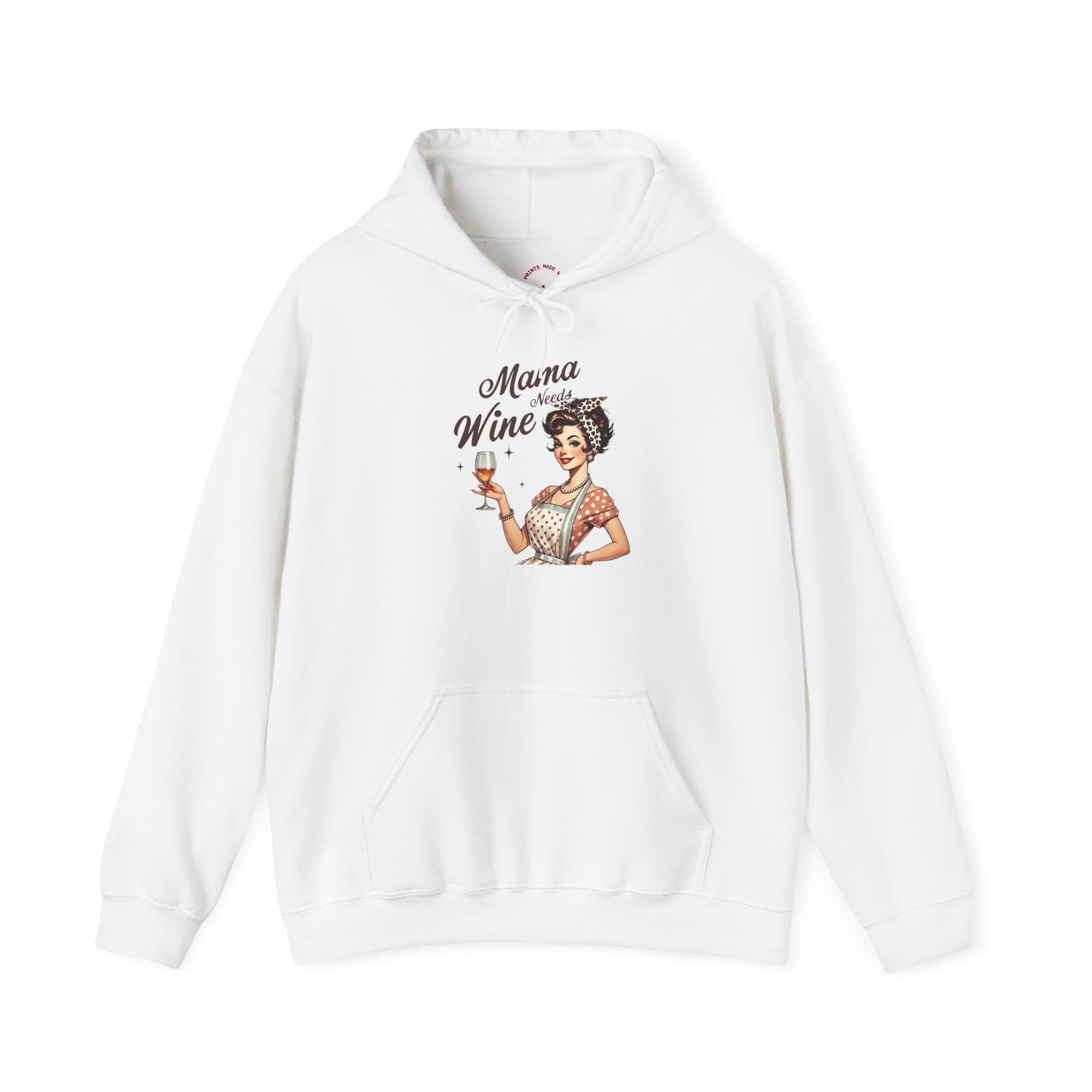 Mama Needs Wine Hoodie — Mom Hoodie