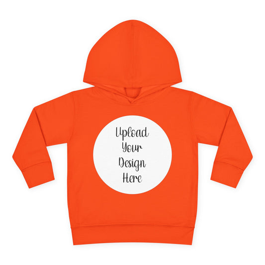 *Custom Toddler Pullover Fleece Hoodie - Upload Your Design - Front Only